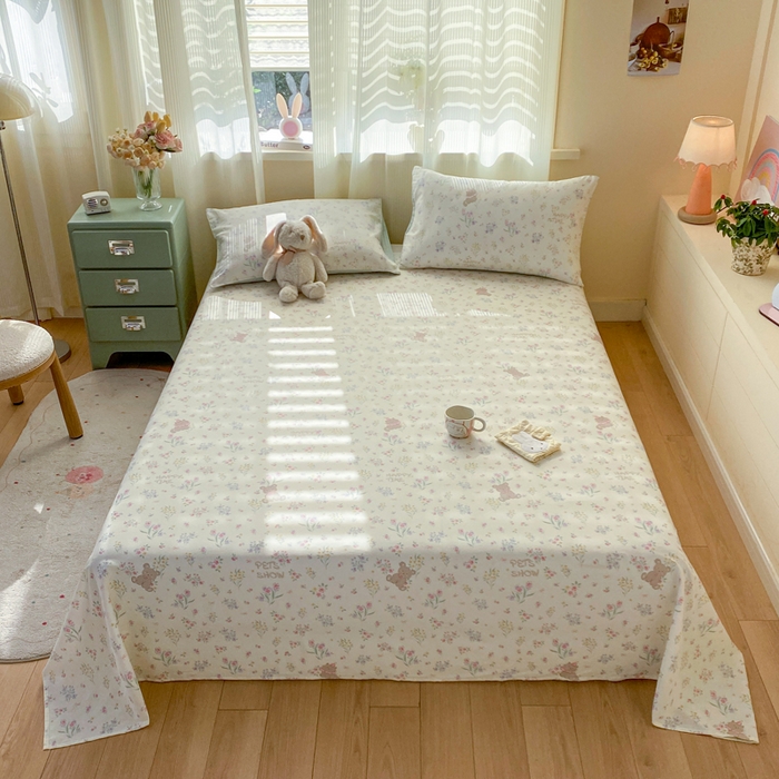 91家纺网 家纺一手货源 找家纺 （总）红日子纺织品 2026新款全棉纯棉单床单