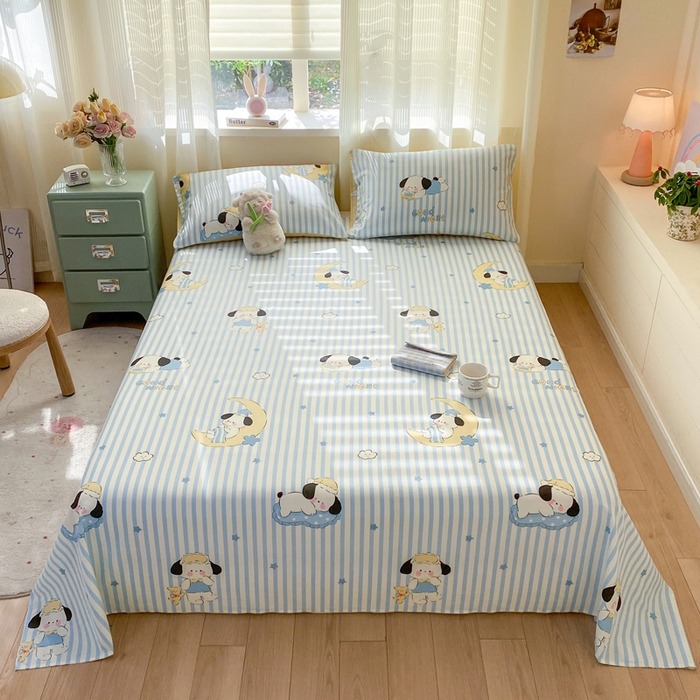 91家纺网 家纺一手货源 找家纺 （总）红日子纺织品 2026新款全棉纯棉单床单