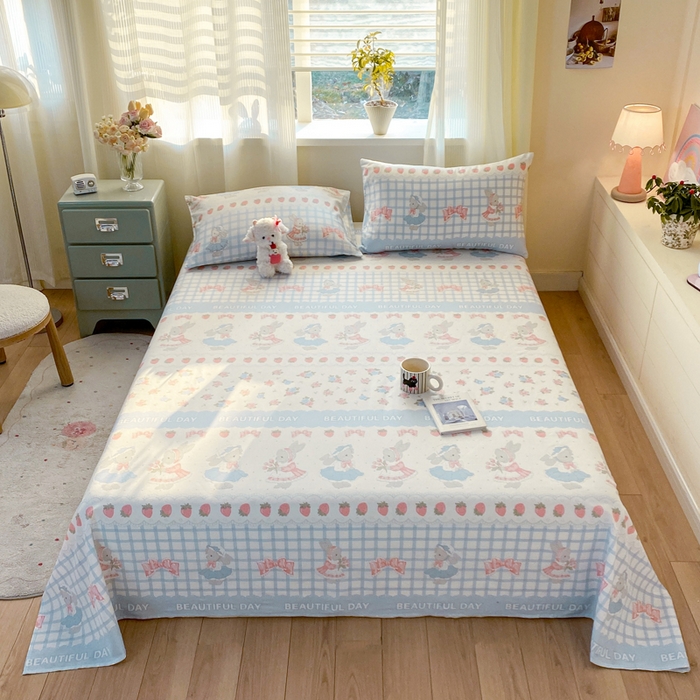 91家纺网 家纺一手货源 找家纺 （总）红日子纺织品 2026新款全棉纯棉单床单