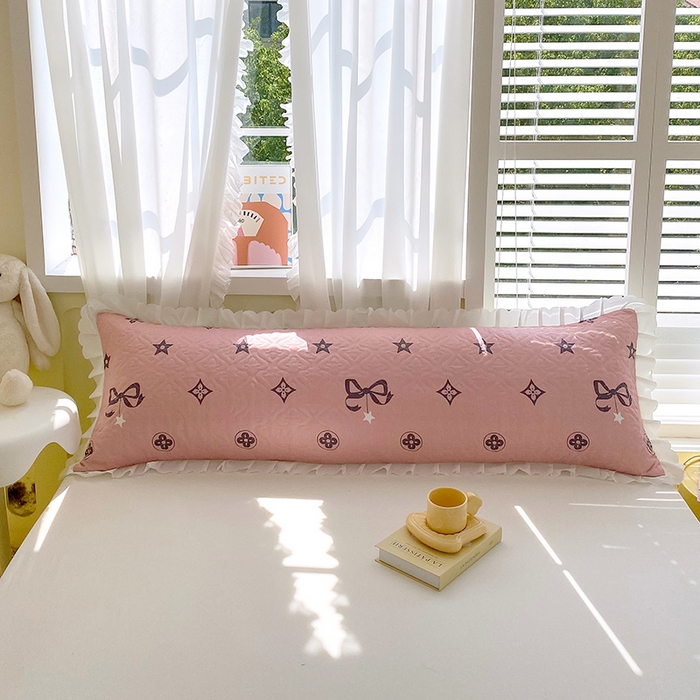 （总）芯宜佳 2024新款花边夹棉长枕套