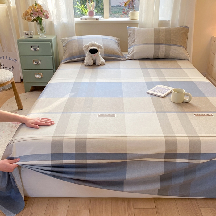 91家纺网 家纺一手货源 找家纺 红日子纺织品 2026新款全棉纯棉单床单 韶华