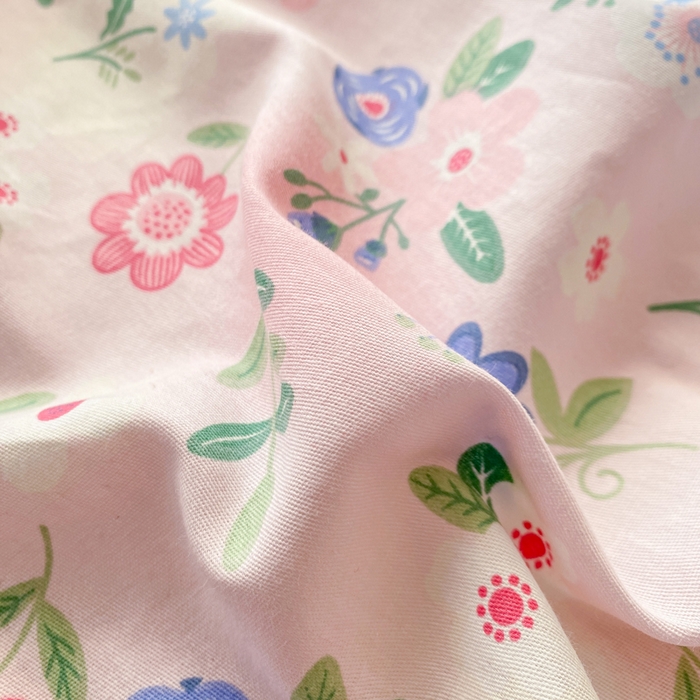 91家纺网 家纺一手货源 找家纺 红日子纺织品 2026新款全棉纯棉单床单 满园芬芳