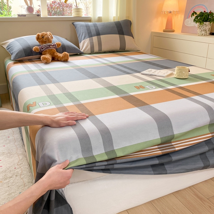 91家纺网 家纺一手货源 找家纺 红日子纺织品 2026新款全棉纯棉单床单 普维斯