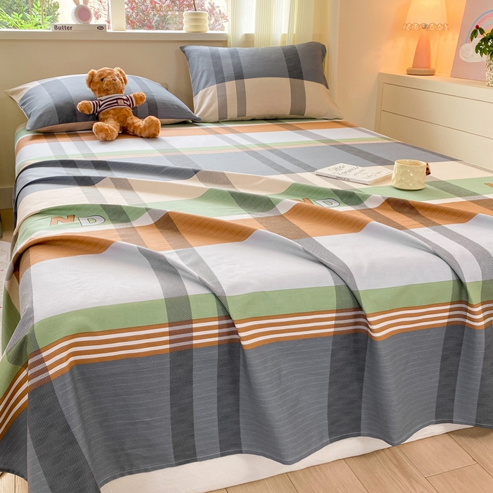 91家纺网 家纺一手货源 找家纺 红日子纺织品 2026新款全棉纯棉单床单 普维斯