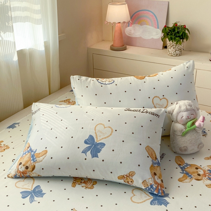 91家纺网 家纺一手货源 找家纺 红日子纺织品 2026新款全棉纯棉单床单 洛可可