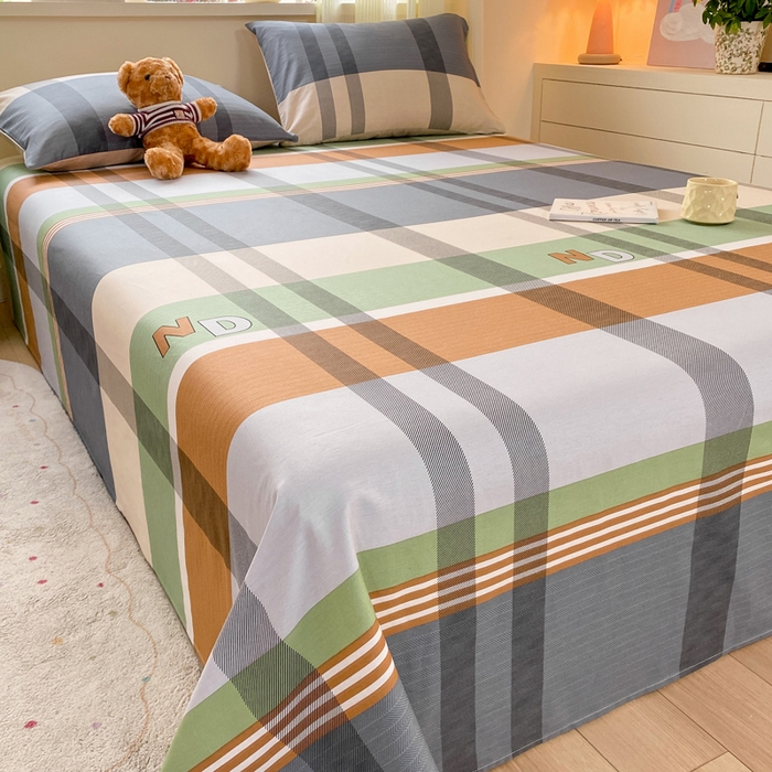 91家纺网 家纺一手货源 找家纺 红日子纺织品 2026新款全棉纯棉单床单 普维斯