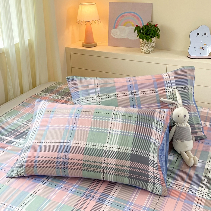 91家纺网 家纺一手货源 找家纺 红日子纺织品 2026新款全棉纯棉单床单 悦色格调