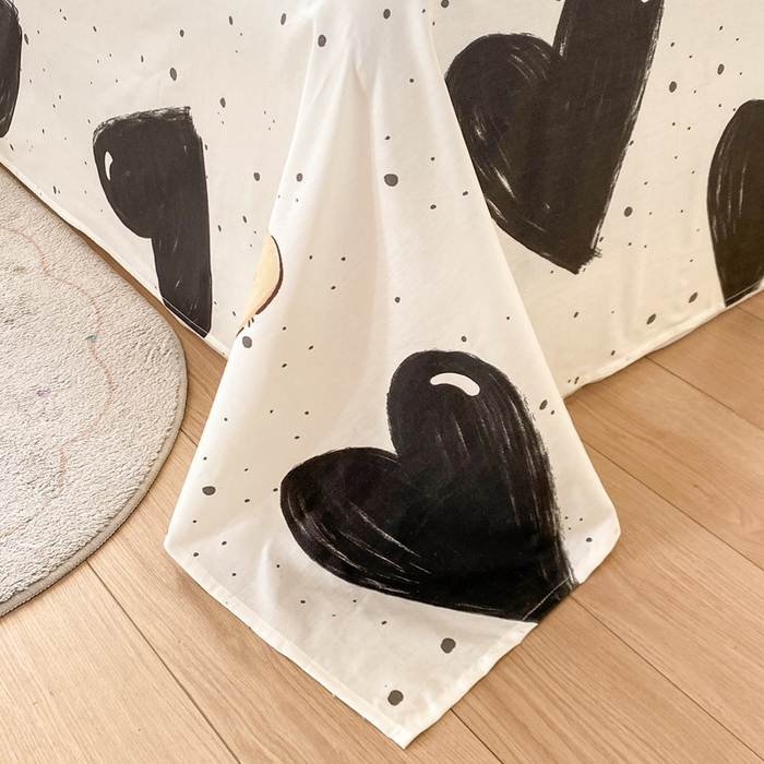 91家纺网 家纺一手货源 找家纺 红日子纺织品 2026新款全棉纯棉单床单 萌心熊宝