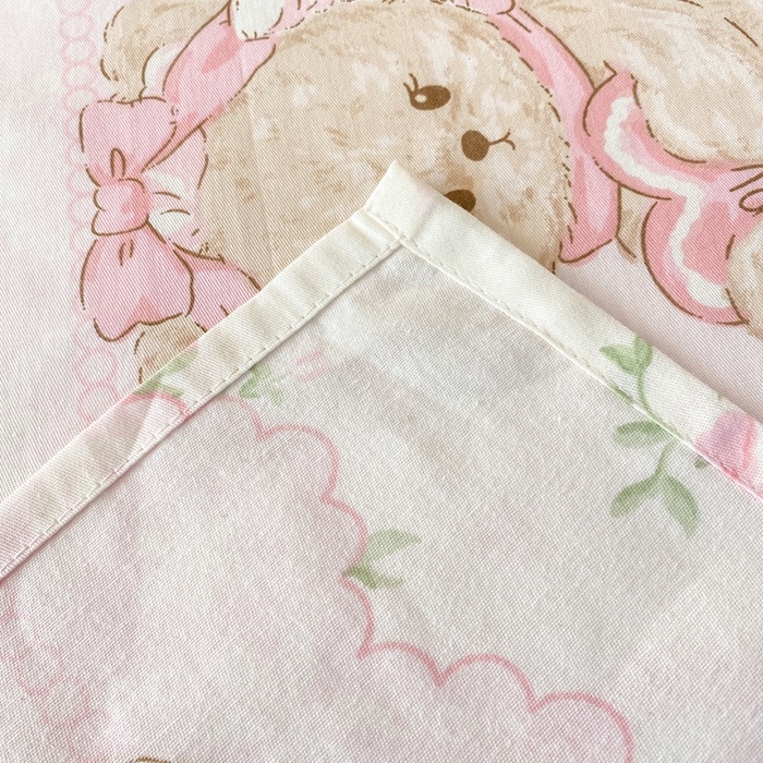 91家纺网 家纺一手货源 找家纺 红日子纺织品 2026新款全棉纯棉单床单 妮娜熊