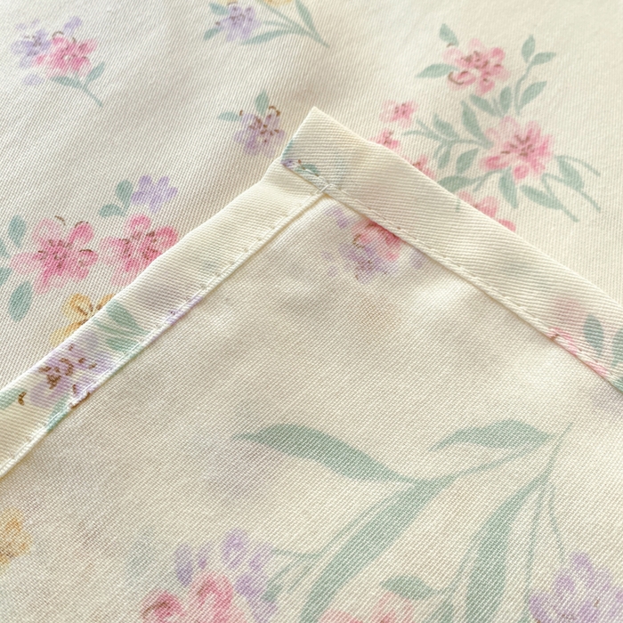 91家纺网 家纺一手货源 找家纺 红日子纺织品 2026新款全棉纯棉单床单 花园宝贝