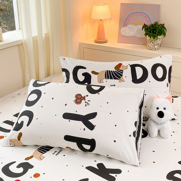 91家纺网 家纺一手货源 找家纺 红日子纺织品 2026新款全棉纯棉单床单 旺旺曲