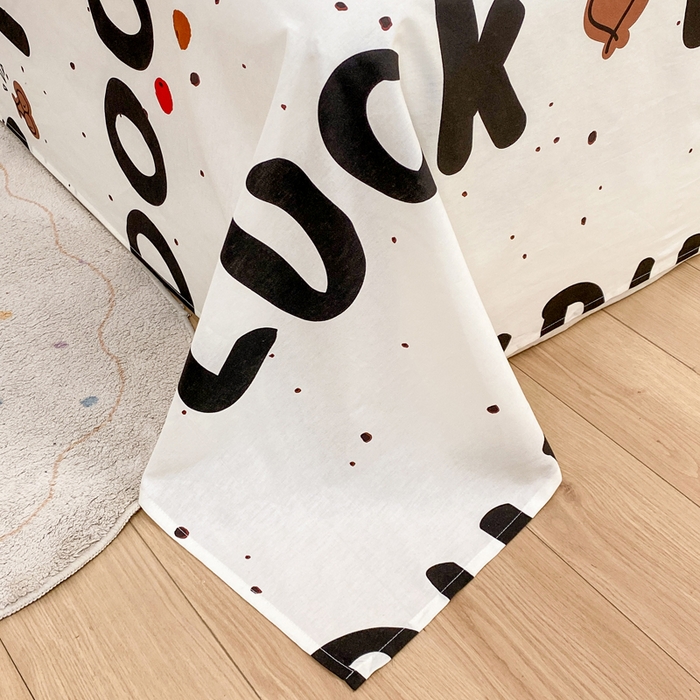 91家纺网 家纺一手货源 找家纺 红日子纺织品 2026新款全棉纯棉单床单 旺旺曲