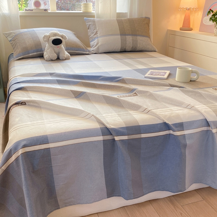 91家纺网 家纺一手货源 找家纺 红日子纺织品 2026新款全棉纯棉单床单 韶华