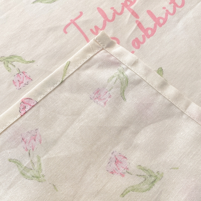 91家纺网 家纺一手货源 找家纺 红日子纺织品 2026新款全棉纯棉单床单 花语萌兔