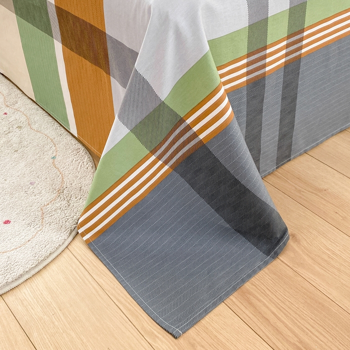 91家纺网 家纺一手货源 找家纺 红日子纺织品 2026新款全棉纯棉单床单 普维斯