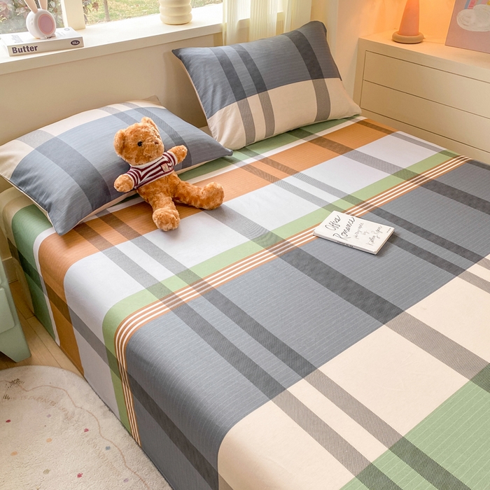 91家纺网 家纺一手货源 找家纺 红日子纺织品 2026新款全棉纯棉单床单 普维斯