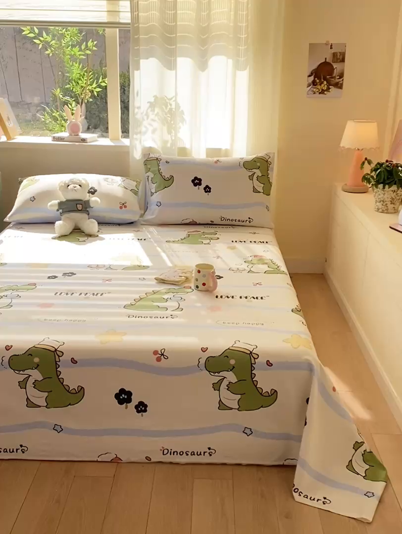 91家纺网 家纺一手货源 找家纺 （总）红日子纺织品 2026新款全棉纯棉单床单