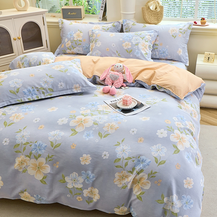 91家纺网 家纺一手货源 找家纺 （总）馨雅家纺 2026新款简欧纯棉印花多规格四件套