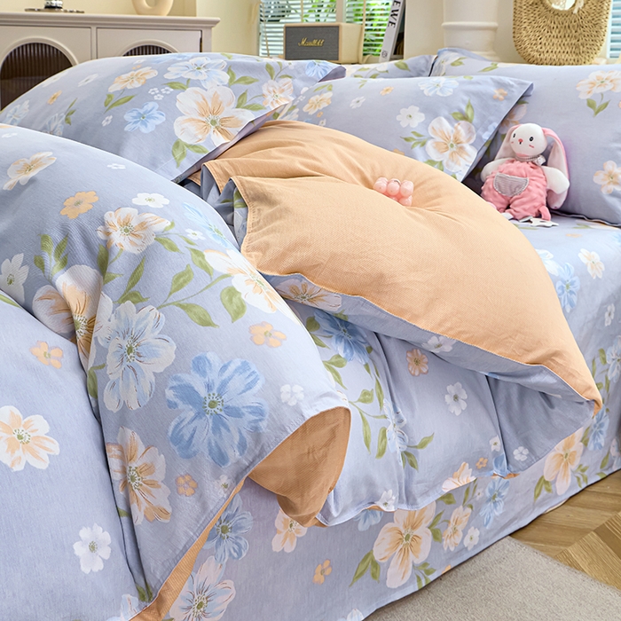 91家纺网 家纺一手货源 找家纺 （总）馨雅家纺 2026新款简欧纯棉印花多规格四件套