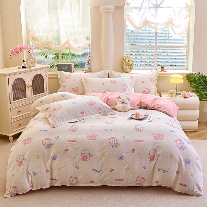 91家纺网 家纺一手货源 找家纺 （总）馨雅家纺 2026新款简欧纯棉印花多规格四件套