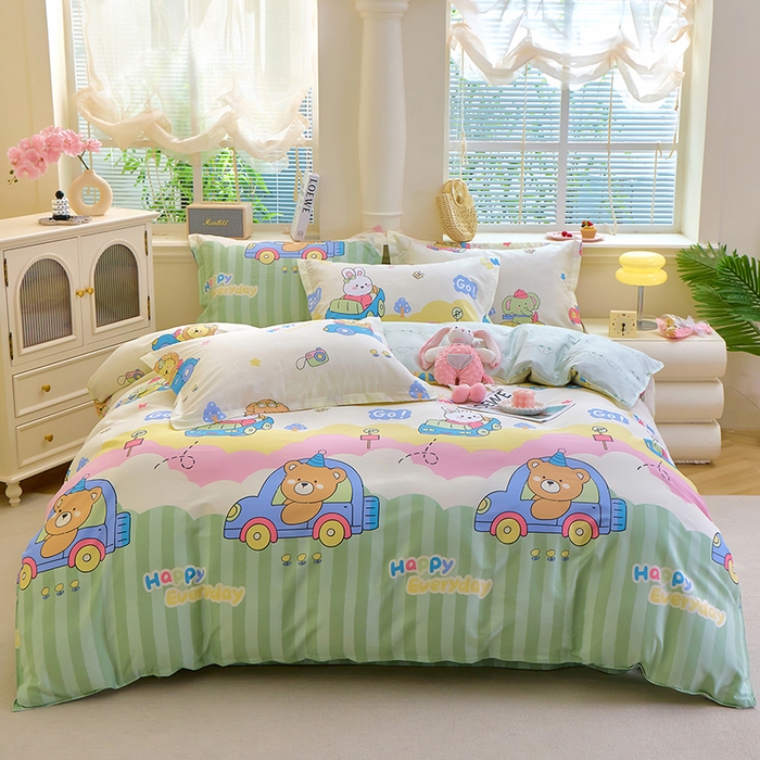 91家纺网 家纺一手货源 找家纺 （总）馨雅家纺 2026新款简欧纯棉印花多规格四件套