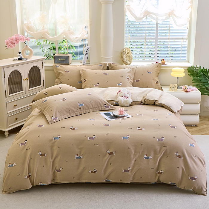 91家纺网 家纺一手货源 找家纺 （总）馨雅家纺 2026新款简欧纯棉印花多规格四件套