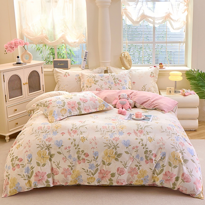 91家纺网 家纺一手货源 找家纺 （总）馨雅家纺 2026新款简欧纯棉印花多规格四件套