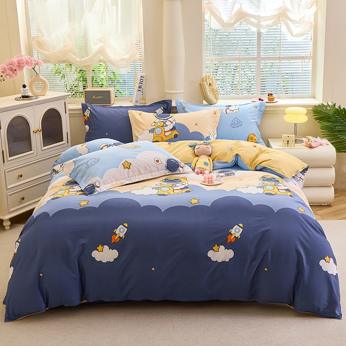 91家纺网 家纺一手货源 找家纺 （总）馨雅家纺 2026新款简欧纯棉印花多规格四件套