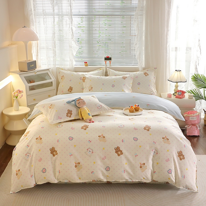 91家纺网 家纺一手货源 找家纺 （总）馨雅家纺 2026新款简欧纯棉印花多规格四件套