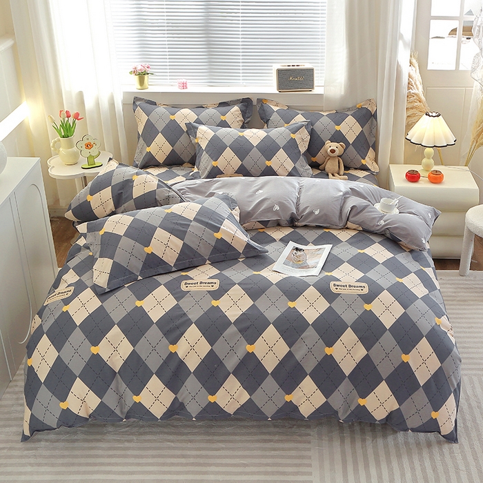 91家纺网 家纺一手货源 找家纺 （总）馨雅家纺 2026新款简欧纯棉印花多规格四件套