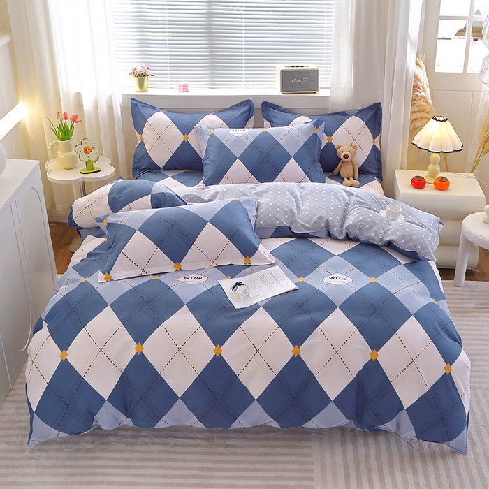 91家纺网 家纺一手货源 找家纺 （总）馨雅家纺 2026新款简欧纯棉印花多规格四件套