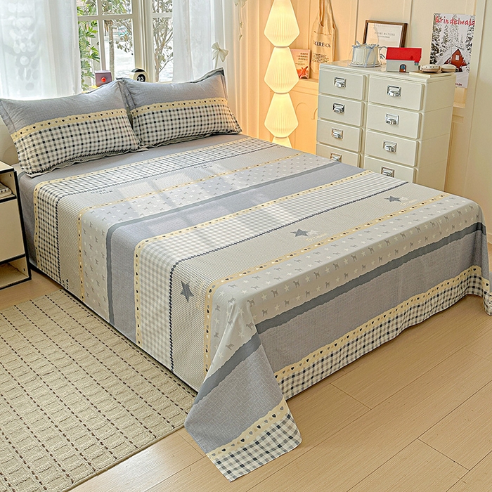 91家纺网 家纺一手货源 找家纺 （总）依庭 2026新款12868全棉纯棉印花床单单品床单床单单件-第二批