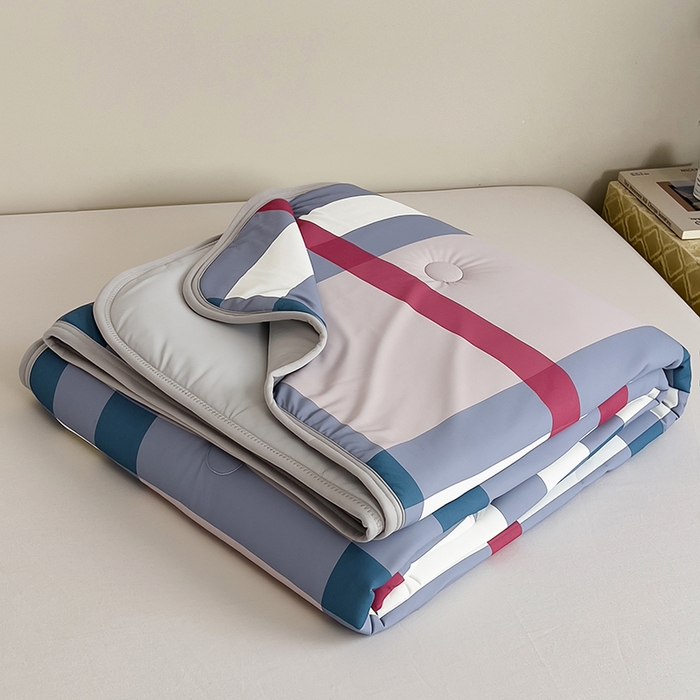 91家纺网 家纺一手货源 找家纺 （总）世纪绒品 2026新款A类印花凉感丝夏被夏凉被空调被