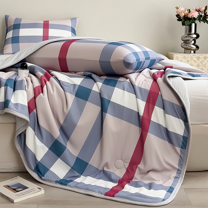 91家纺网 家纺一手货源 找家纺 （总）世纪绒品 2026新款A类印花凉感丝夏被夏凉被空调被