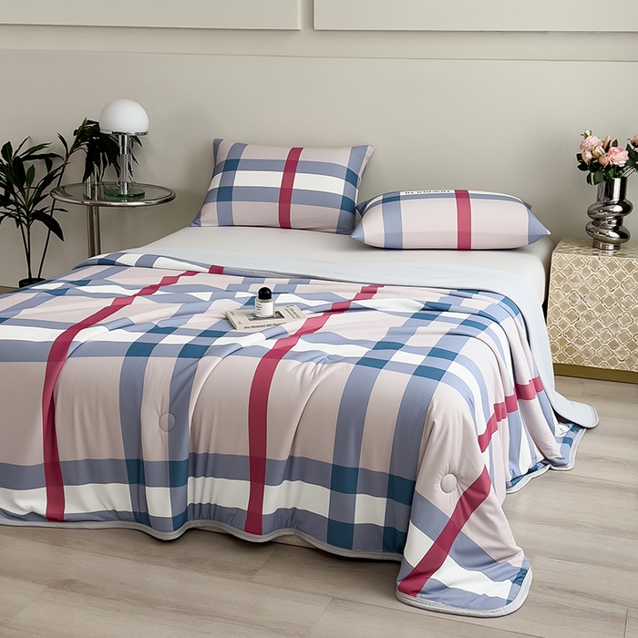 91家纺网 家纺一手货源 找家纺 （总）世纪绒品 2026新款A类印花凉感丝夏被夏凉被空调被