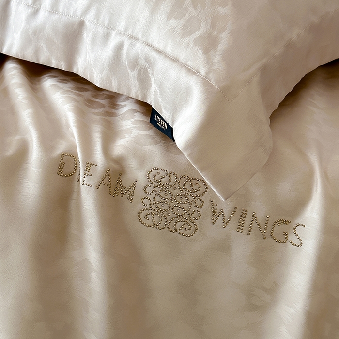 91家纺网 家纺一手货源 找家纺 丽笙被芯 2026新款兰精天丝提花蚕宝夏被夏凉被空调被 梵音