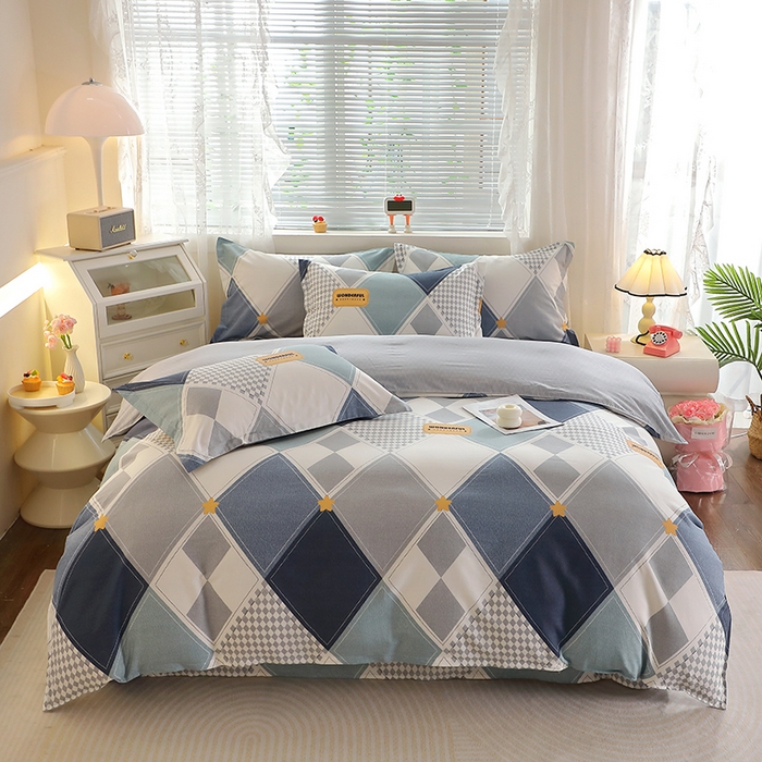 馨雅家纺 2026新款简欧纯棉印花多规格四件套 罗利