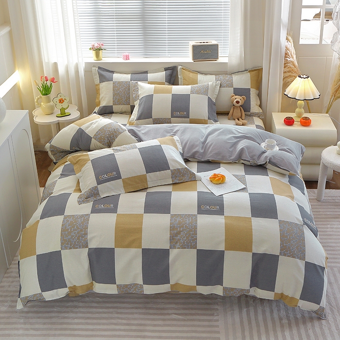 馨雅家纺 2026新款简欧纯棉印花多规格四件套 雅格