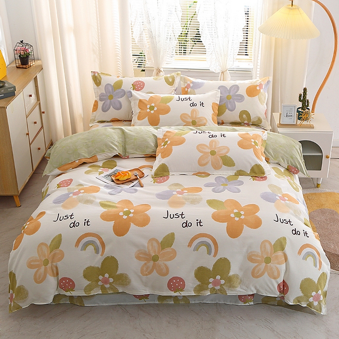 馨雅家纺 2026新款简欧纯棉印花多规格四件套 安暖如夏