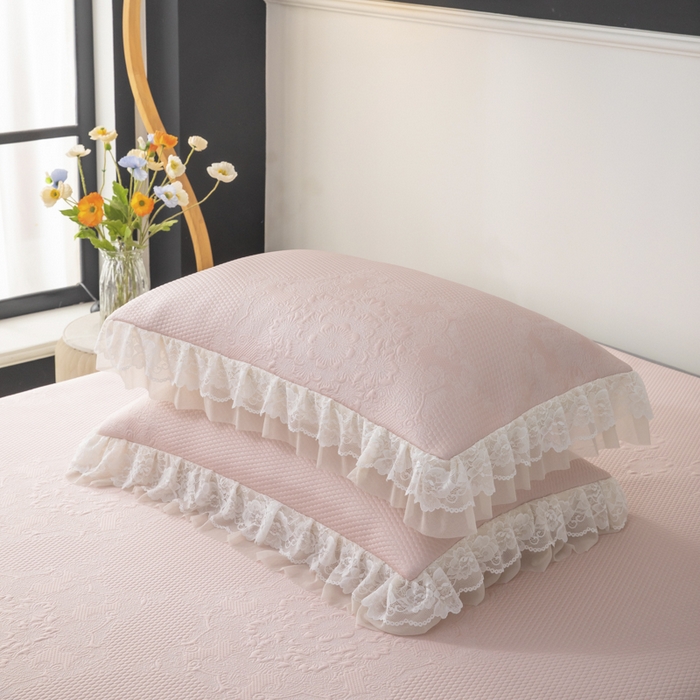 91家纺网 家纺一手货源 找家纺 （总）木兰花 2026新款凉豆豆款PE高分子复合凉感席床盖款凉席三件套-可配同色系夏被（控价199）