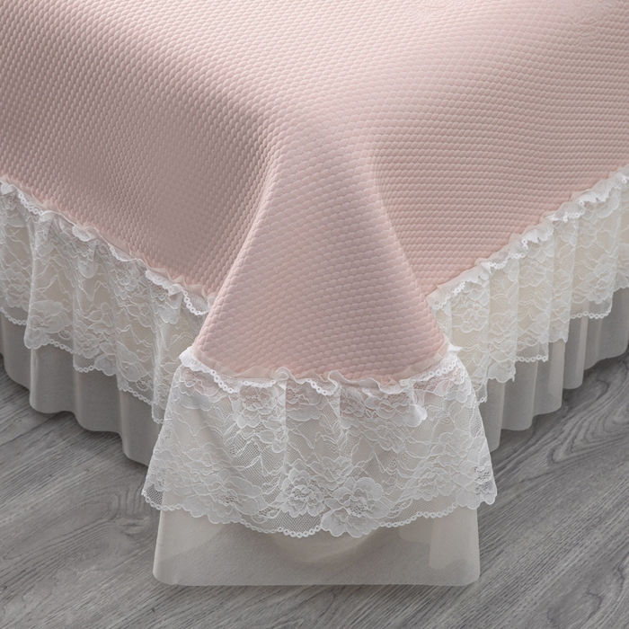 91家纺网 家纺一手货源 找家纺 （总）木兰花 2026新款凉豆豆款PE高分子复合凉感席床盖款凉席三件套-可配同色系夏被（控价199）