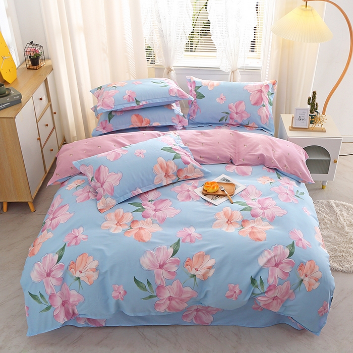 馨雅家纺 2026新款简欧纯棉印花多规格四件套 凝香秋水