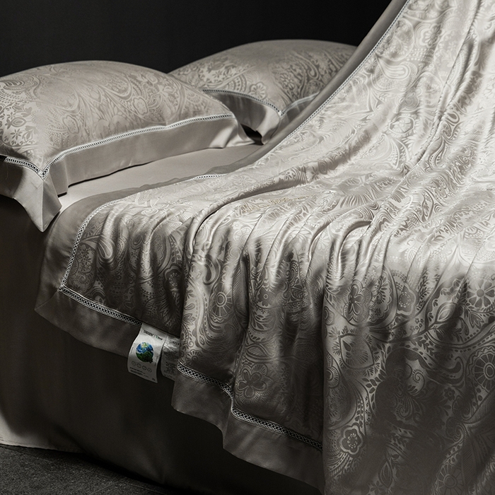 91家纺网 家纺一手货源 找家纺 丽笙被芯 2026新款兰精天丝提花蚕宝夏被夏凉被空调被 慧言