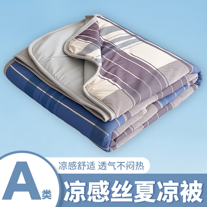91家纺网 家纺一手货源 找家纺 （总）世纪绒品 2026新款A类印花凉感丝夏被夏凉被空调被