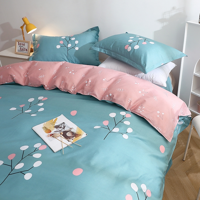 91家纺网 家纺一手货源 找家纺 馨雅家纺 2026新款简欧纯棉印花多规格四件套 阿黛尔