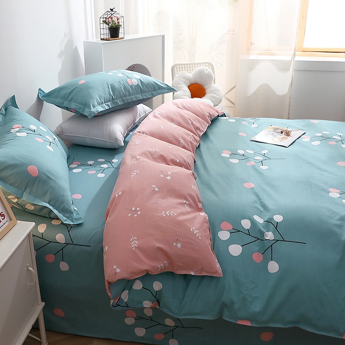 91家纺网 家纺一手货源 找家纺 馨雅家纺 2026新款简欧纯棉印花多规格四件套 阿黛尔