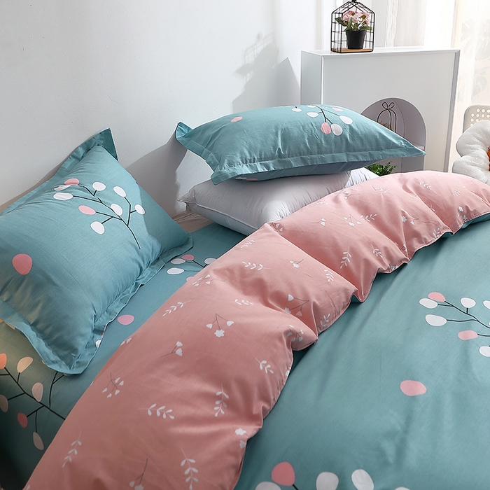 91家纺网 家纺一手货源 找家纺 馨雅家纺 2026新款简欧纯棉印花多规格四件套 阿黛尔