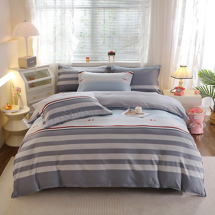 馨雅家纺 2026新款简欧纯棉印花多规格四件套 沐光