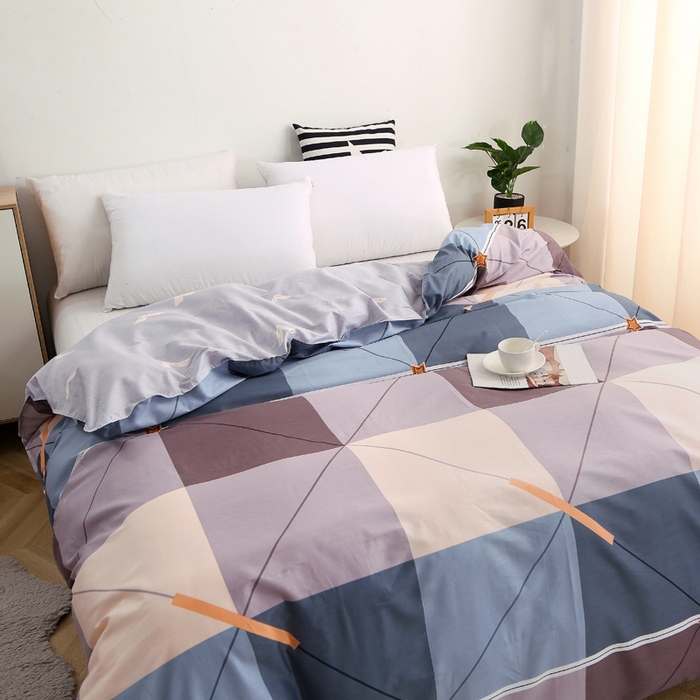 91家纺网 家纺一手货源 找家纺 馨雅家纺 2026新款简欧纯棉印花多规格四件套 简爱