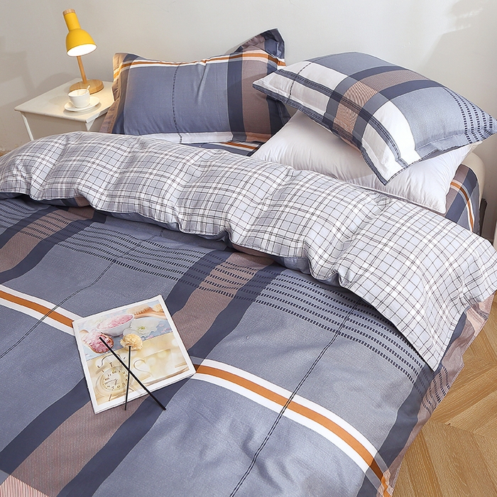 91家纺网 家纺一手货源 找家纺 馨雅家纺 2026新款简欧纯棉印花多规格四件套 汤布朗